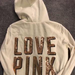 PINK VS Glam Velour hoodie!